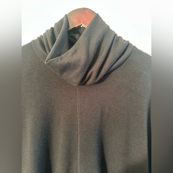 Alice + Olivia Stacey Bendet AIR SM Leather VTG Y2K BlK Short Sleeve Turtleneck - Picture 8 of 13